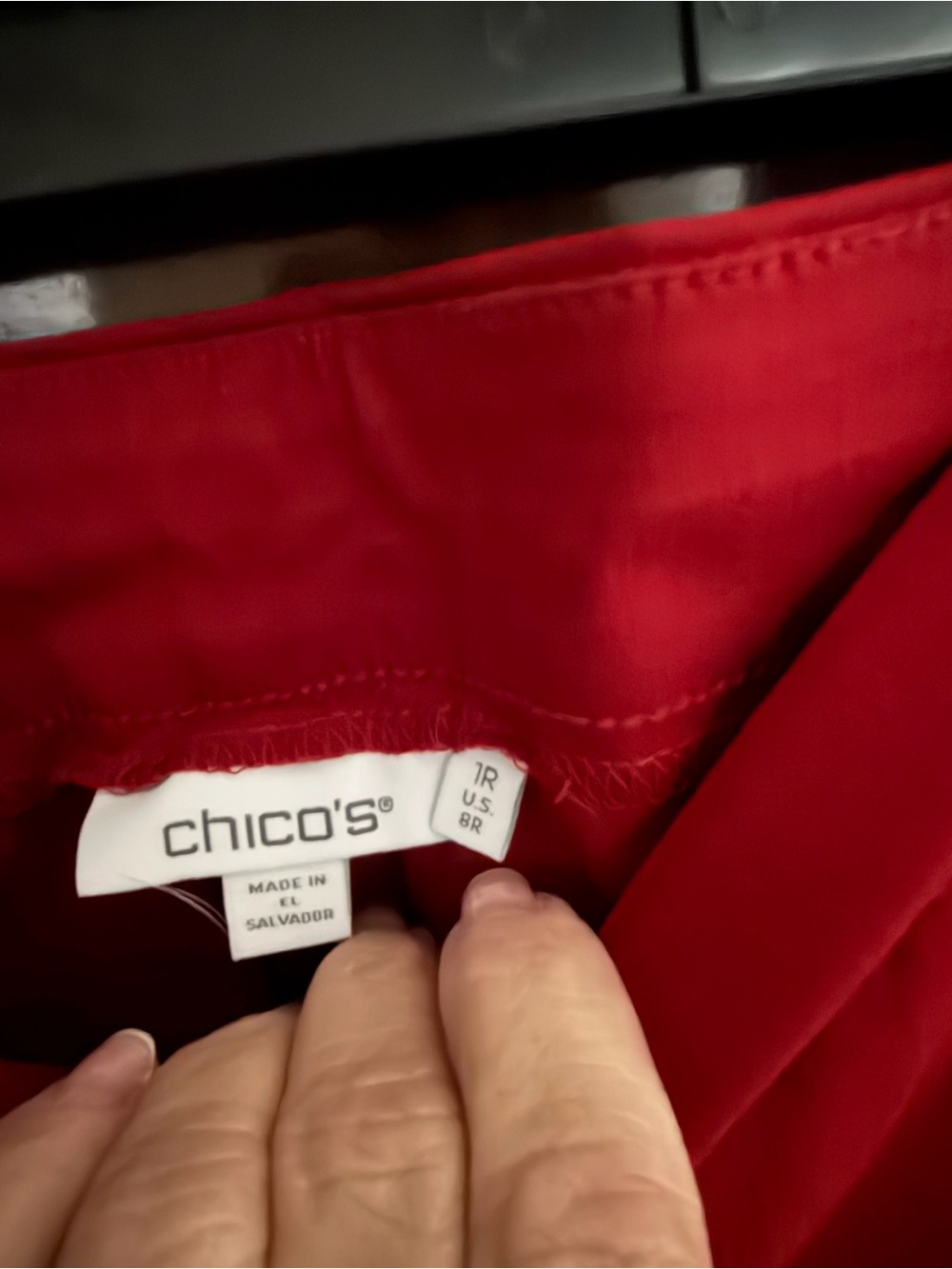 Chico's Women Red Stretch Bottoms